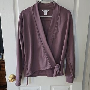 Athleta Dusty Purple Wrap Cardigan